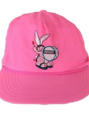 Vintage Energizer Pink Bunny Embroidered Pink Cap